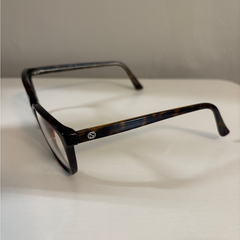 Gucci Blue Light Blocking Glasses Non Prescription Ready to Wear Tortoise Square - Picture 7 of 10